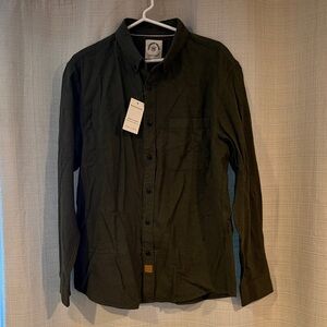 Dark Green Button-Up Shirt